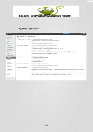 Ajustes de comentarios
26
 