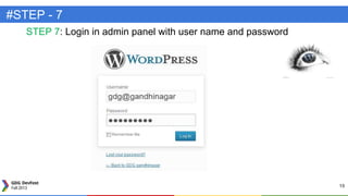 Basic Wordpress PPT | PPTX
