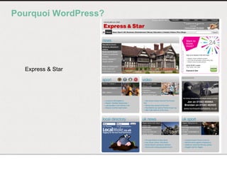 Pourquoi WordPress?
Express & Star
 