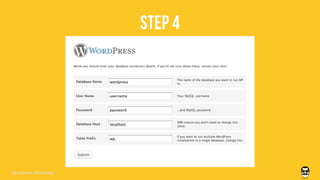 STEP 4
Wordpress Workshop
 