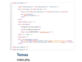 Temas
index.php
 