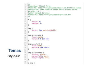 Temas
style.css
 