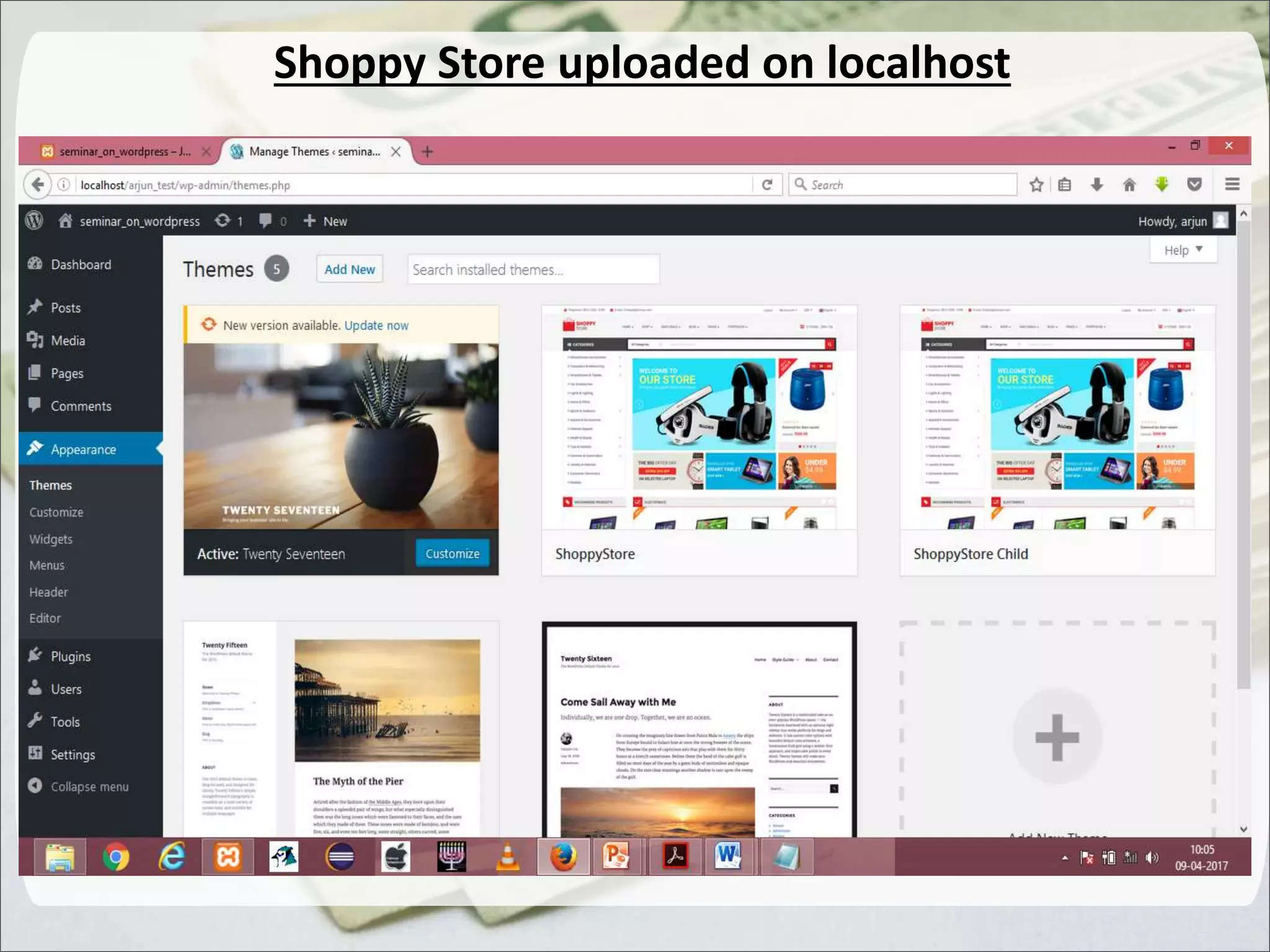 Shoppy Store uploaded on localhost
.
 
