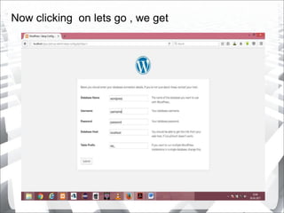 Now clicking on lets go , we get
 
