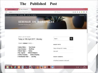 The Published Post
 