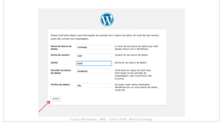 Curso Wordpress - WIS - Junho 2018 - Renzo Colnago
 