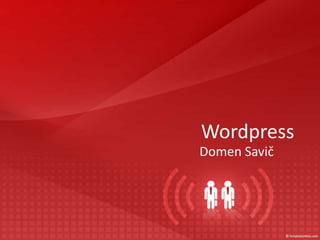 Wordpress Domen Savič 