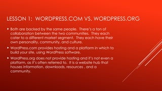 Introduction To Word PressIntroduction To WordPress | PPTX
