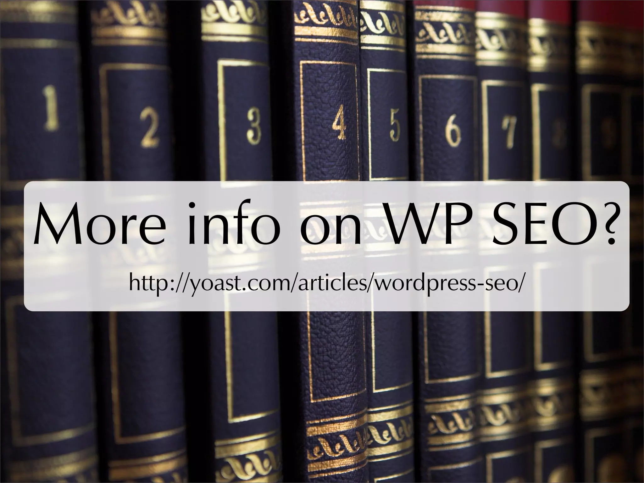 WordPress SEO & Optimisation