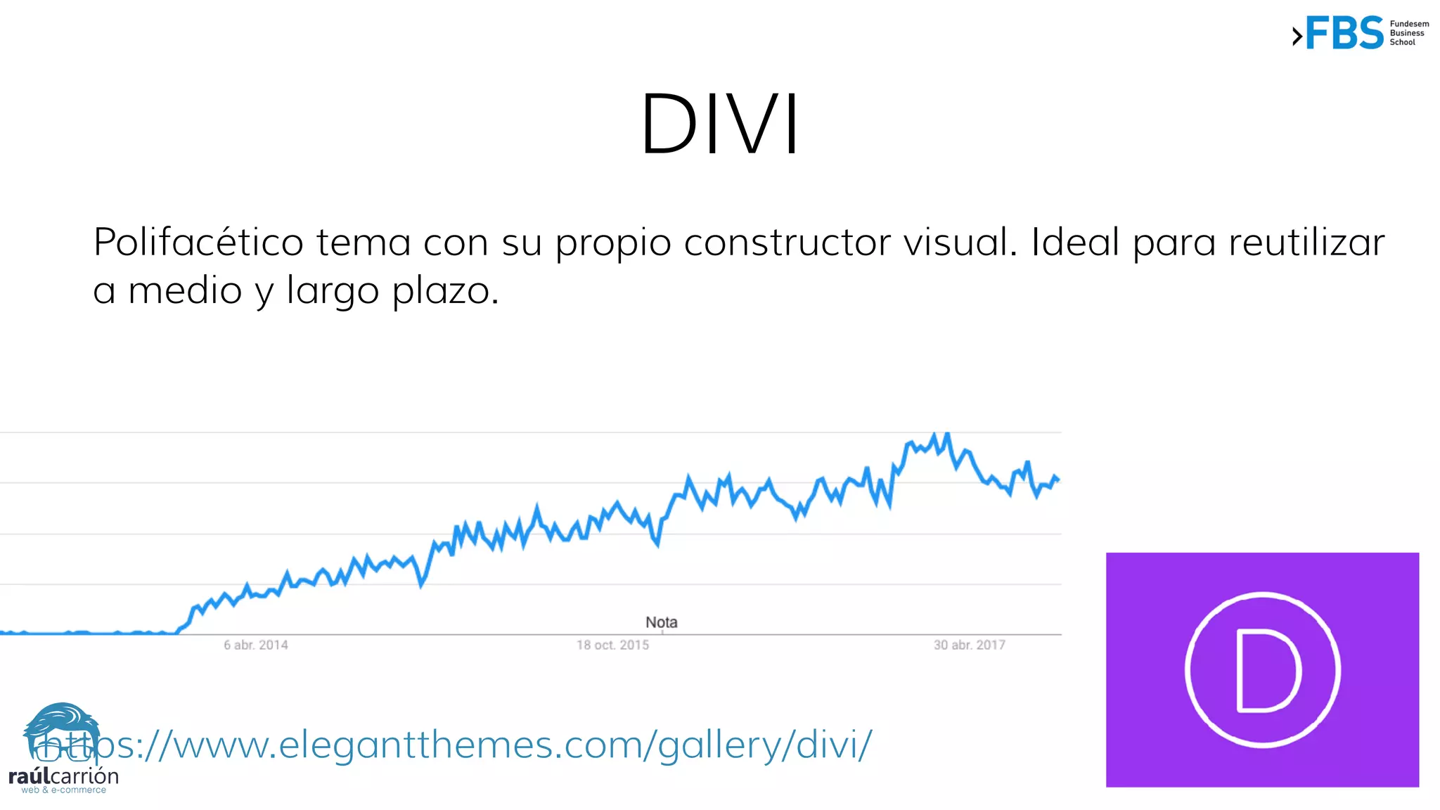 DIVI
https://www.elegantthemes.com/gallery/divi/
Polifacético tema con su propio constructor visual. Ideal para reutilizar
a medio y largo plazo.
 