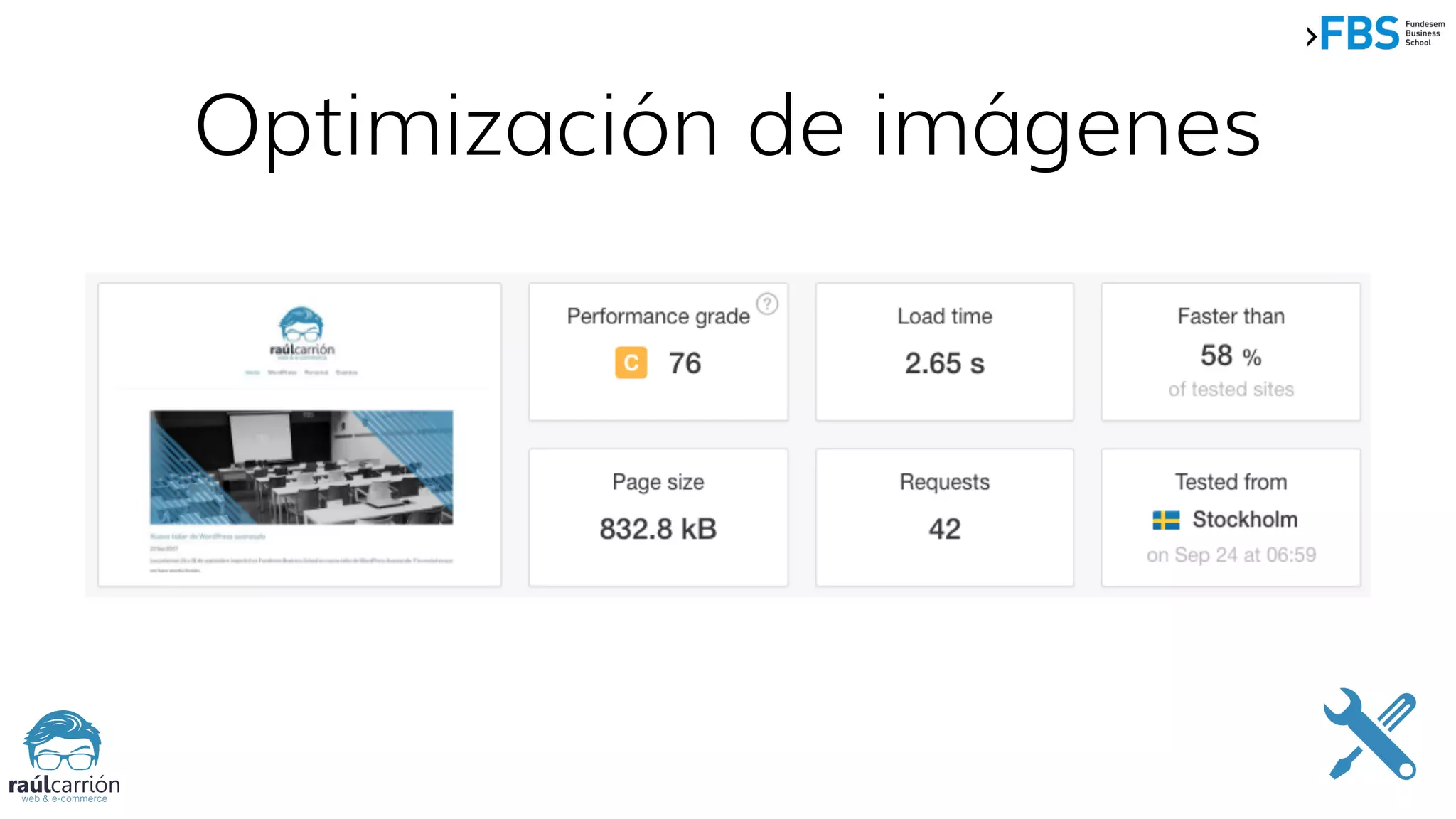 Optimización de imágenes
 