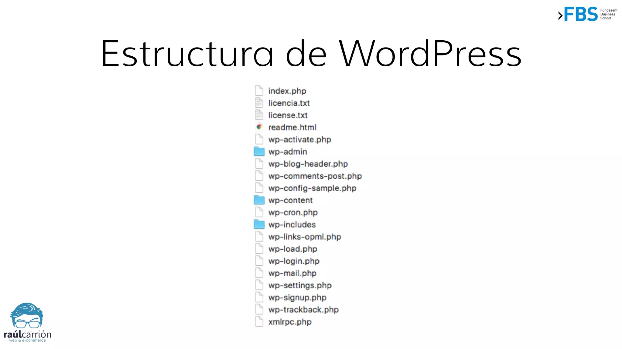 Estructura de WordPress
 