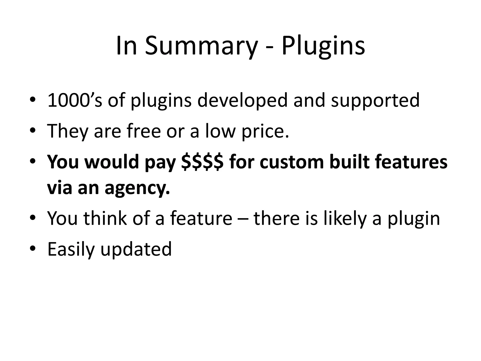 Install Plugins in a matter of minutes