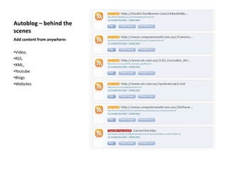 Users can recommend pages or posts
