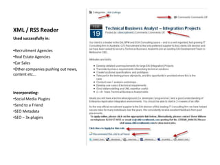 Have a sidebar with your social media pages – works both ways