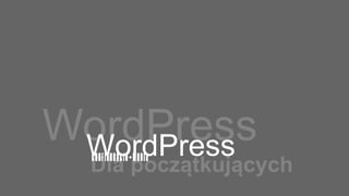 WordPress Konfiguracje+MEDIA 
 