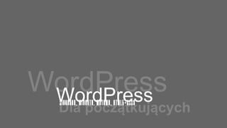 WordPress Sidebary, Widgety, Motywy, HTML5+CSS3 
 