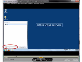 Setting MySQL password
 