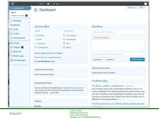 29.06.2013
Cathrin Tusche
info@tusche-online.de
www.tusche-online.de
facebook.com/TuscheOnlineMarketing
 