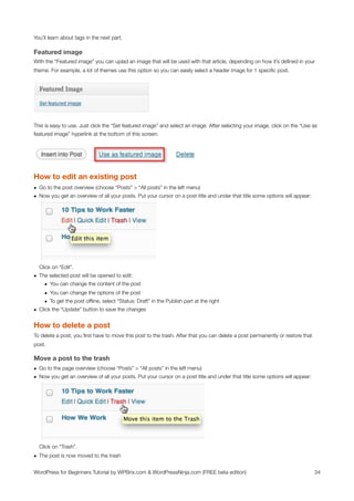 WordPress for Beginners Tutorial | PDF