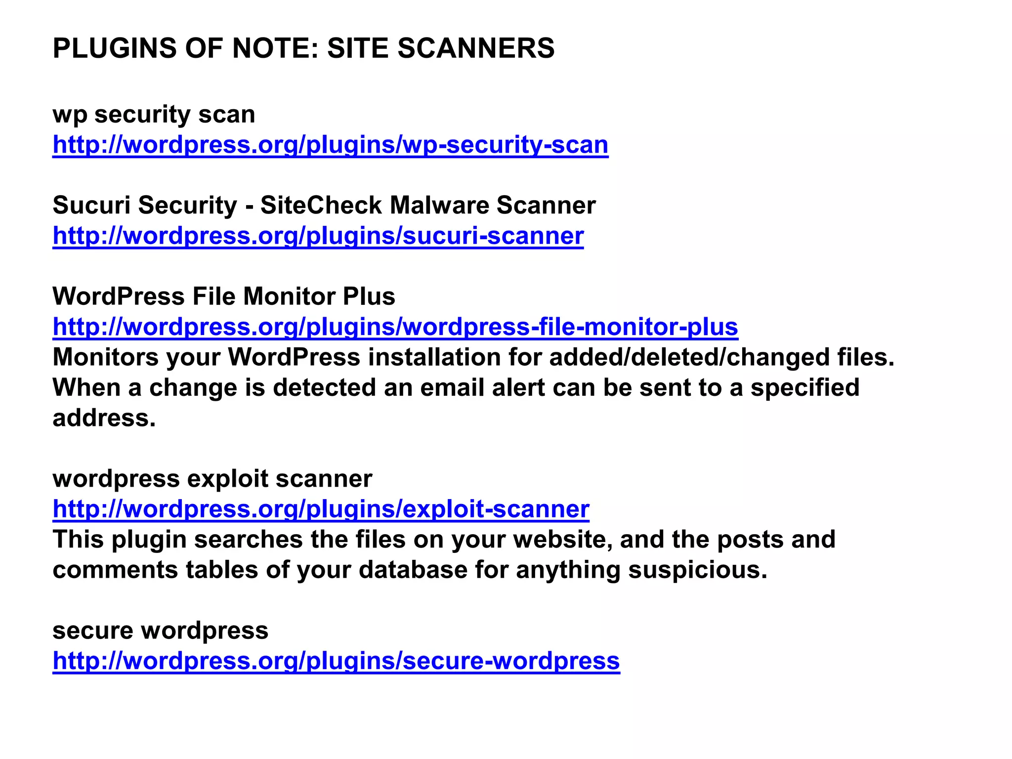 LOCATION: ROOT DIRECTORY

# MAKES EXPLICIT LOCATION OF ROBOTS.TXT
<IfModule mod_rewrite.c>
RewriteBase /
RewriteCond %{REQUEST_URI} !^/robots.txt$ [NC]
RewriteCond %{REQUEST_URI} robots.txt [NC]
RewriteRule .* http://example.com/robots.txt [R=301,L]
</IfModule>
=> issue: seems like overkill
# MAKES EXPLICIT LOCATION OF SITEMAP
<IfModule mod_alias.c> RedirectMatch 301 /sitemap.xml$
http://example.com/sitemap.xml RedirectMatch 301 /sitemap.xml.gz$
http://example.com/sitemap.xml.gz</IfModule>
=> seems like overkill

 