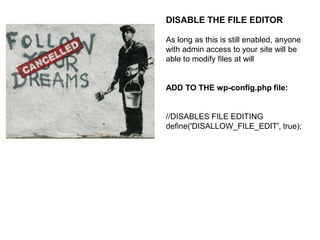 CHANGE THE DATABASE PREFIX

 