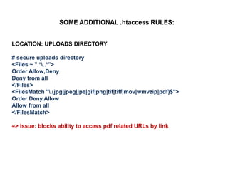 AN ADDITIONAL RULE WORTH ADDING:
# CANONICAL FAVICONS - A COMMON POINT OF ATTACK
<IfModule mod_rewrite.c>
RewriteEngine On
RewriteBase /
RewriteCond %{REQUEST_URI} !^/favicon.ico$ [NC]
RewriteCond %{REQUEST_URI} /favicon(s)?.?(gif|ico|jpe?g?|png)?$ [NC]
RewriteRule (.*) http://SITEURL/favicon.ico [R=301,L]
</IfModule>

 