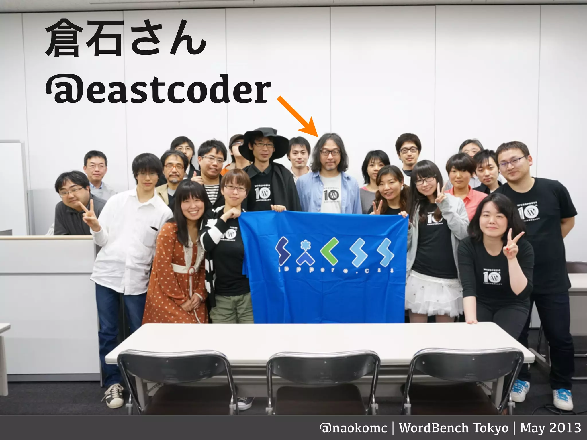 @naokomc | WordCamp Seoul 2013@naokomc | WordCamp Seoul 2013@naokomc | WordPress Meetup Tokyo | May 2013
倉石さん
@eastcoder
@naokomc | WordBench Tokyo | May 2013
 