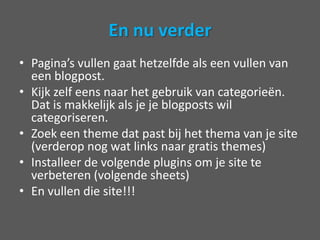 Wordpress Hoe Doe Je Dat Nou