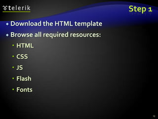 Build a WordPress theme from HTML5 template @ Telerik