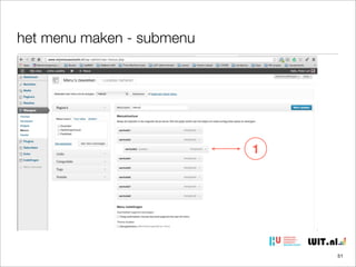 het menu maken - submenu

1

51

 