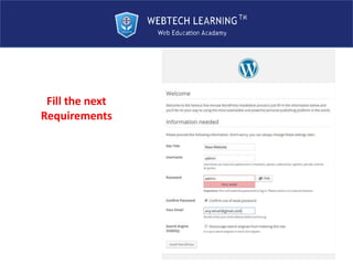 Fill the next
Requirements