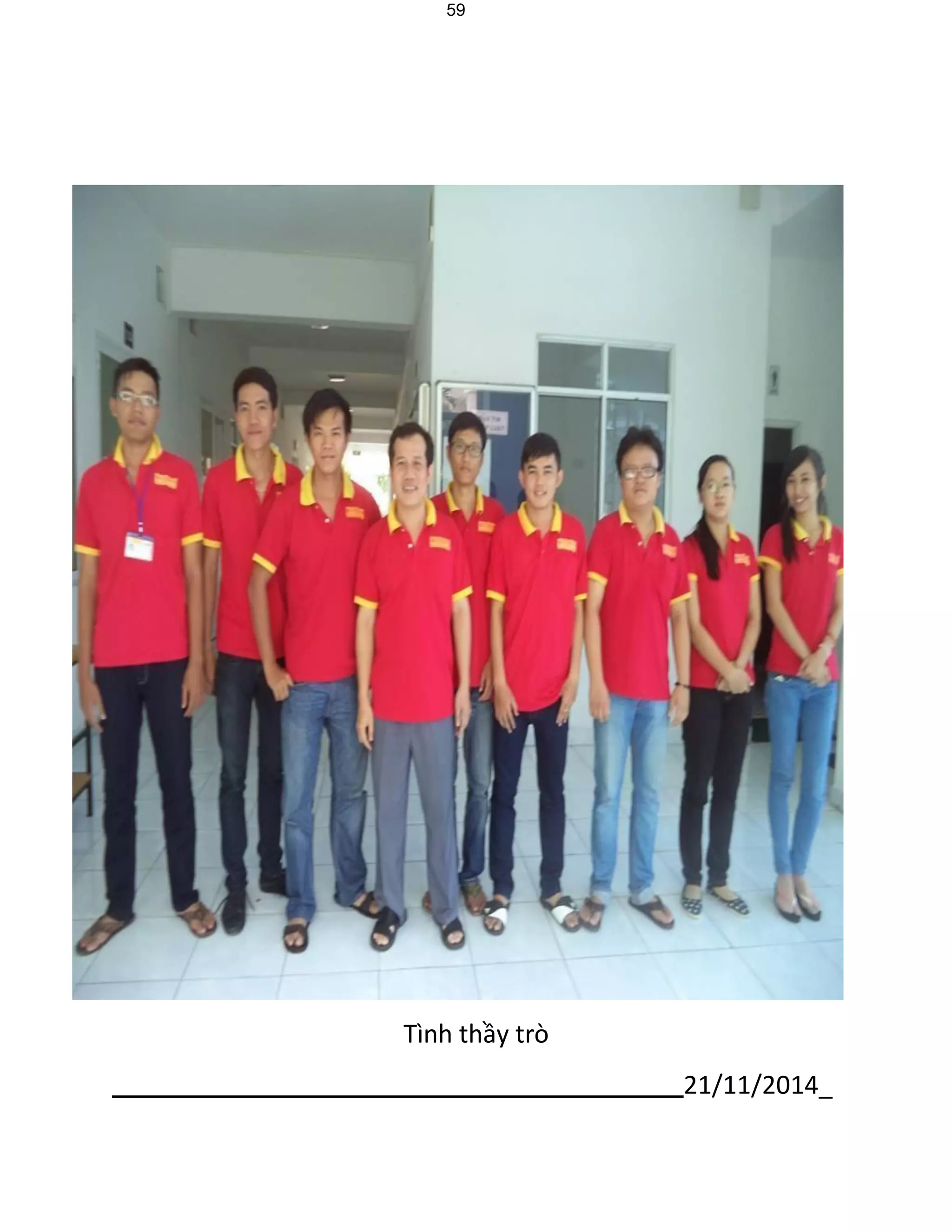 21/11/2014_ 
59 
Tình thầy trò  