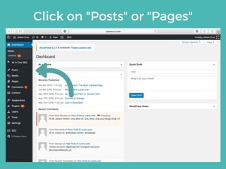 Wordpress CMS tutorial and guide manual | PDF