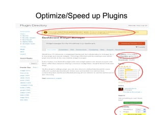 Optimize/Speed up Plugins	
  
 