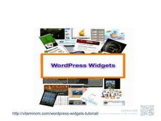 http://vitamincm.com/wordpress-widgets-tutorial/
 