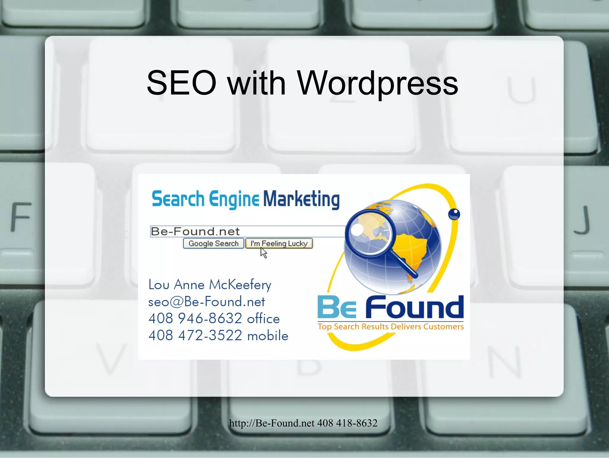 SEO with Wordpress 