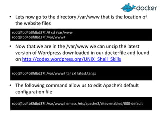 Dockerizing WordPress | PPTX