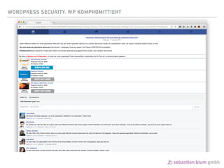 WORDPRESS SECURITY: WP KOMPROMITTIERT
 