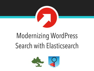 Modernizing WordPress
Search with Elasticsearch
 