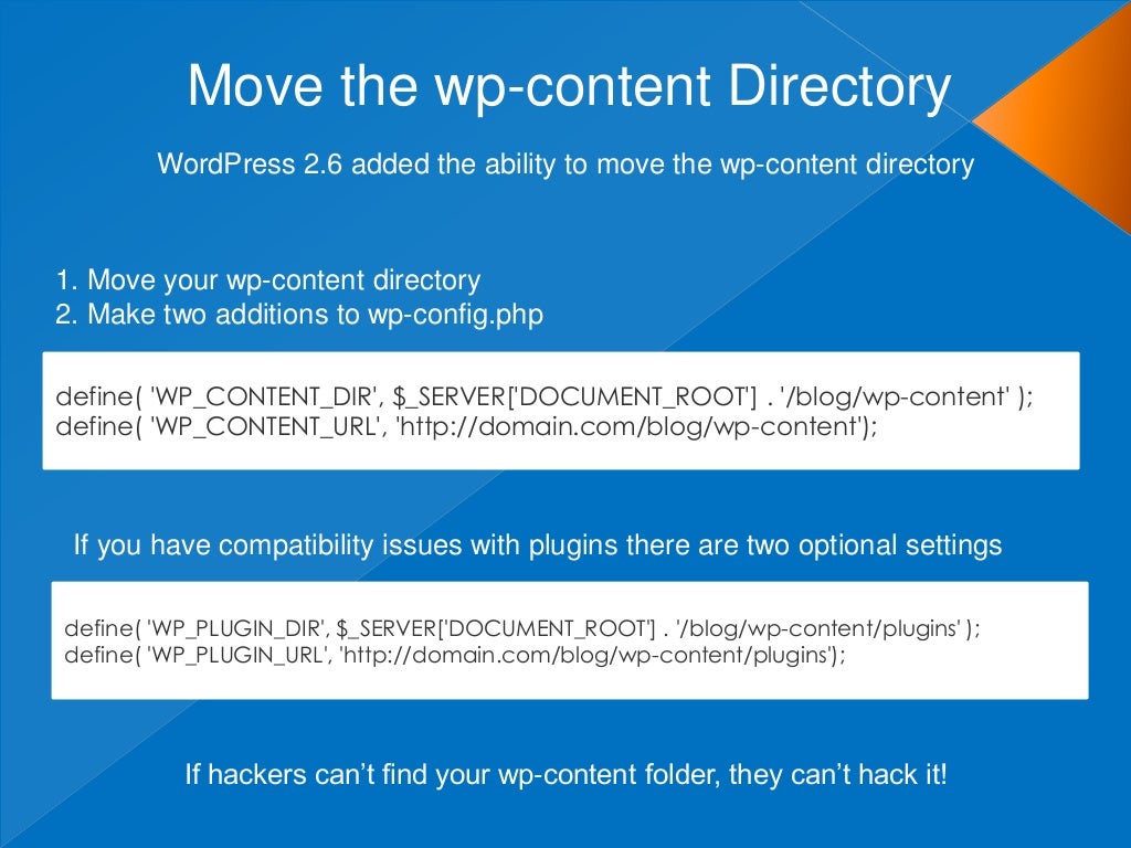 Wp Content Directory