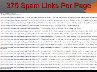 375 Spam Links Per Page375 Spam Links Per Page
 
