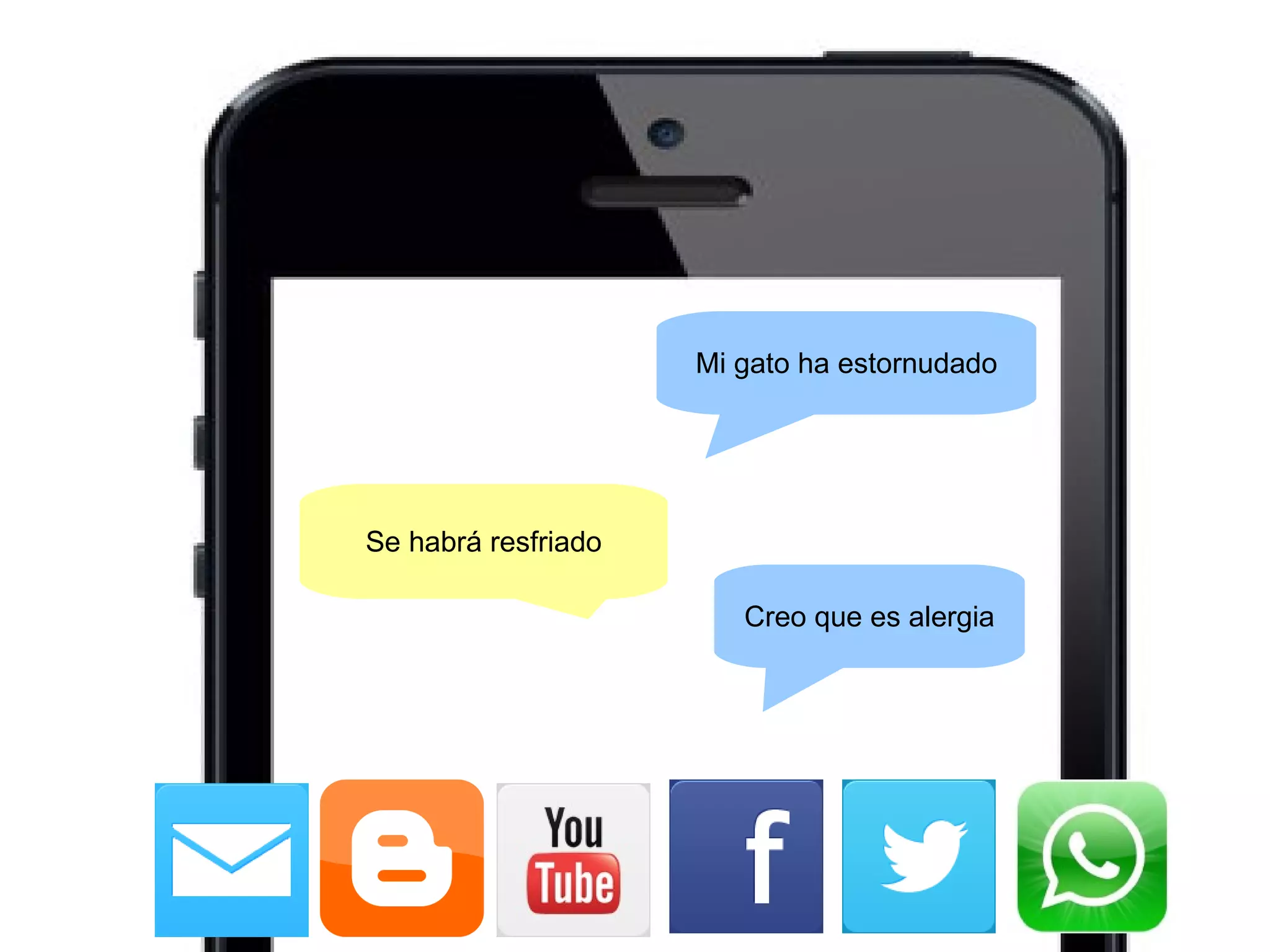 Mi gato ha estornudado
Se habrá resfriado
Creo que es alergia