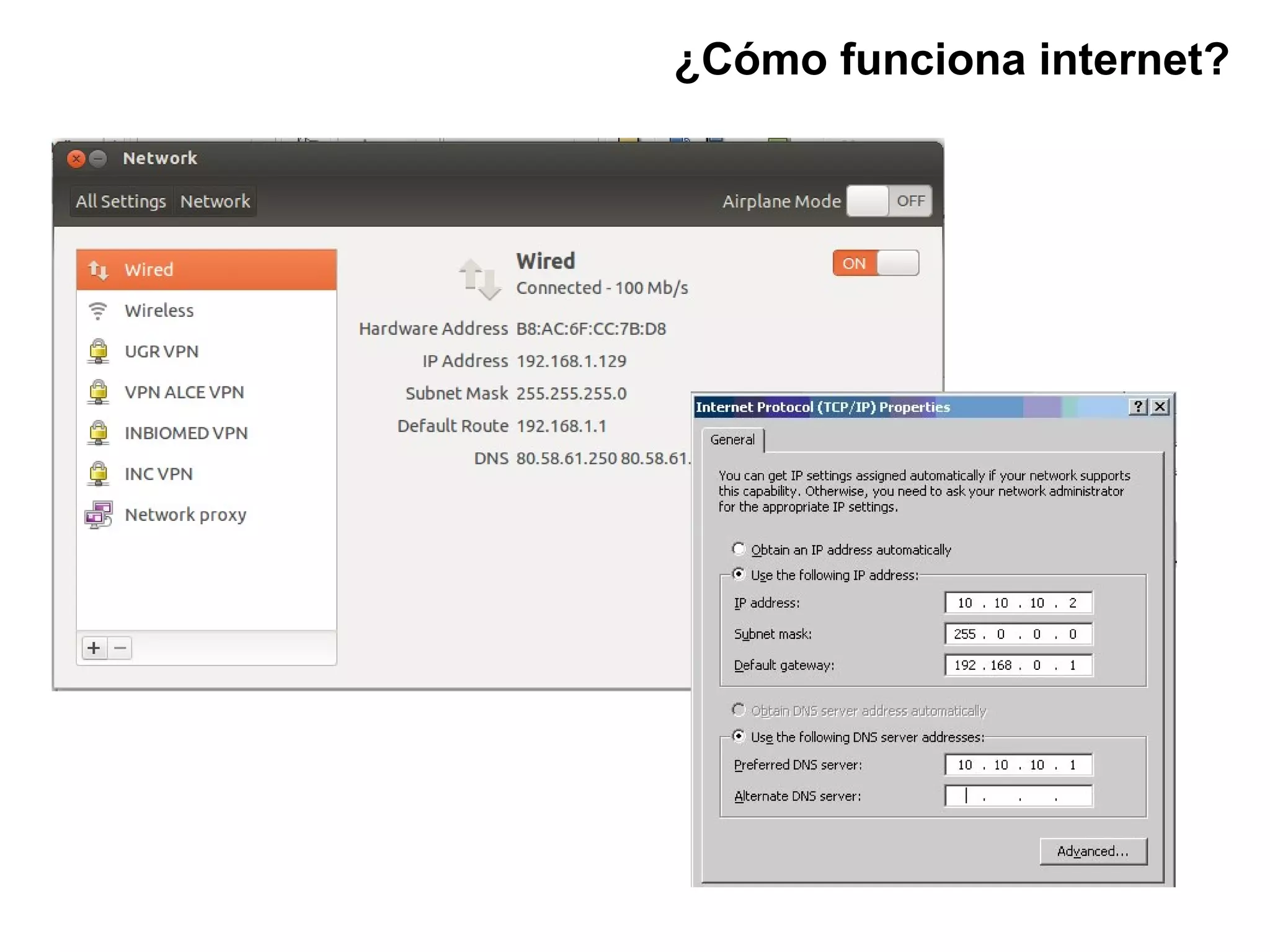 ¿Cómo funciona internet?