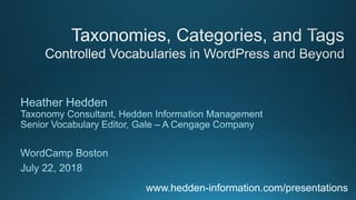 www.hedden-information.com/presentations
 