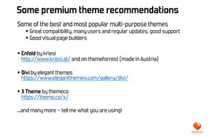 Some premium theme recommendations
Some of the best and most popular multi-purpose themes
§ Great compatibility, many user...