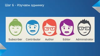Шаг 6 - Изучаем админку
 