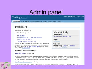 Admin panel 