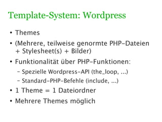 Wordpress vs. Textpattern