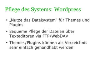 Wordpress vs. Textpattern